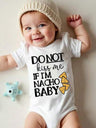 Little Cove™ Baby Boy Red Heart Romper – Short Sleeve Bodysuit with Letter Print-TotsCove