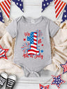 Little Cove™ Baby Boy Red Heart Romper – Short Sleeve Bodysuit with Letter Print-TotsCove