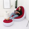 AirLounge™ Inflatable Air Mattress Sofa with Foot Stool-TotsCove