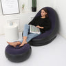 AirLounge™ Inflatable Air Mattress Sofa with Foot Stool-TotsCove