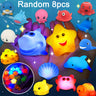 AquaGlow™ No-Hole Light-Up Bath Toys – Floating Sea Animal Set-TotsCove