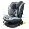 Reecle 360 Child Baby Car Seat with ISOFIX, 40-150cm (Group 0+ 1/2/3, 0-36 kg), Approx. 0-12 Years-TotsCove