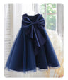 Big Bow Sleeveless Cocktail Dress-TotsCove