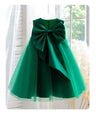 Big Bow Sleeveless Cocktail Dress-TotsCove