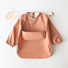 Waterproof Baby Feeding Smock with Long Sleeves-TotsCove