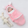 CottonHug™ Plush Newborn Swaddle Blanket with Hood-TotsCove