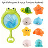 AquaGlow™ No-Hole Light-Up Bath Toys – Floating Sea Animal Set-TotsCove