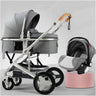 LuxeRide™ Elite 3-in-1 Baby Stroller, Bassinet & Car Seat - Comfort Modes for Sleeping & Sitting-TotsCove