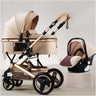 LuxeRide™ Elite 3-in-1 Baby Stroller, Bassinet & Car Seat - Comfort Modes for Sleeping & Sitting-TotsCove