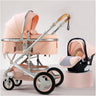 LuxeRide™ Elite 3-in-1 Baby Stroller, Bassinet & Car Seat - Comfort Modes for Sleeping & Sitting-TotsCove