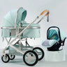 LuxeRide™ Elite 3-in-1 Baby Stroller, Bassinet & Car Seat - Comfort Modes for Sleeping & Sitting-TotsCove